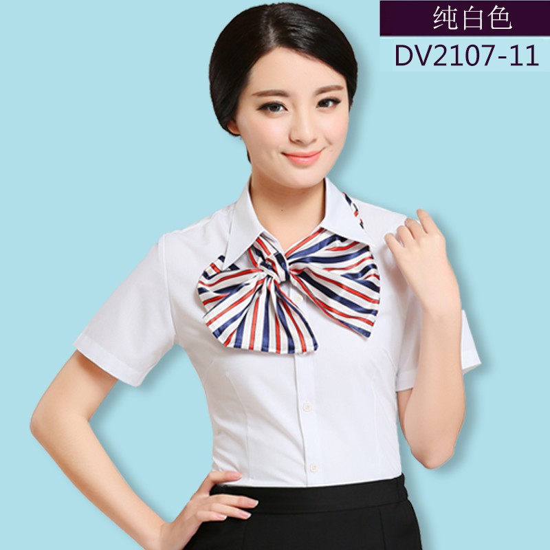 职业装女士短袖衬衫DV2107-11