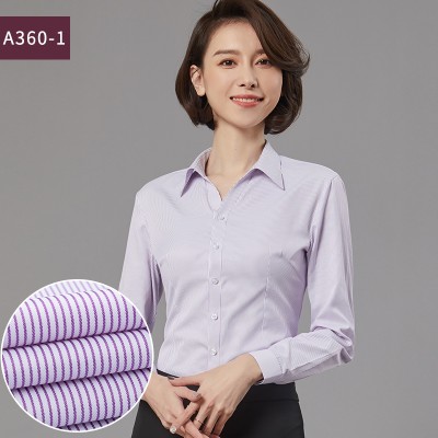 2019女士衬衫长袖A360-1