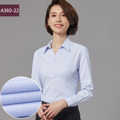 2019女士衬衫长袖A360-22