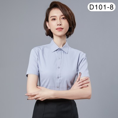 2019女士短袖衬衫D101-8