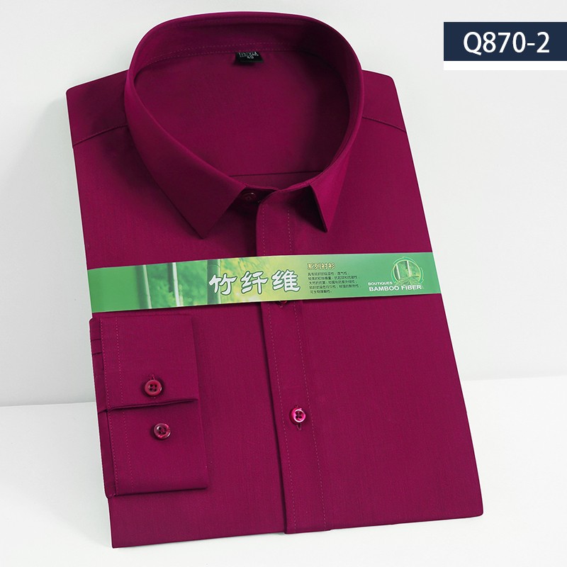 2021男士竹纤维衬衫Q870-2
