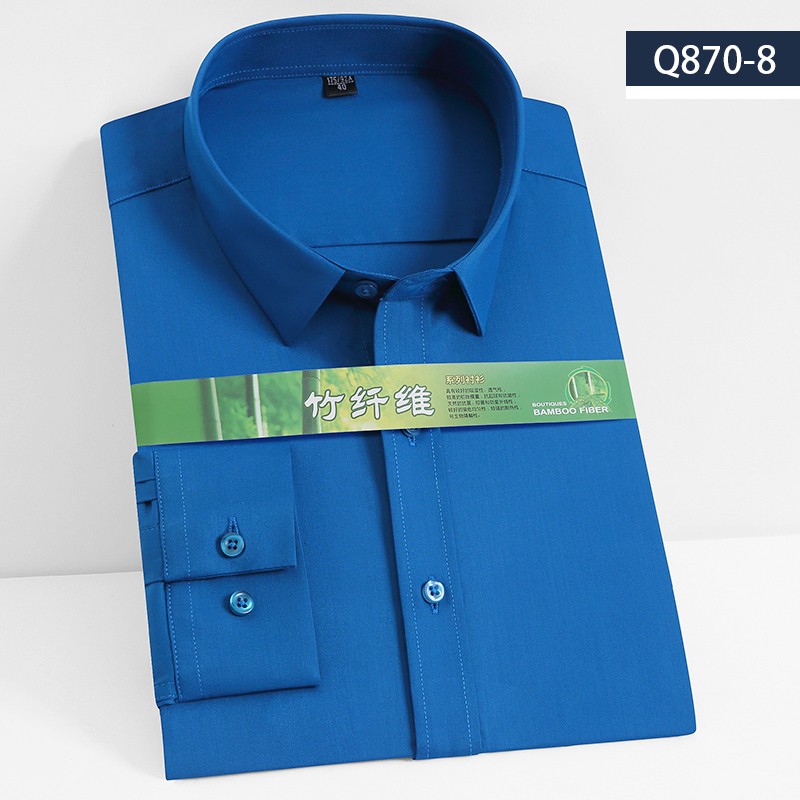 2021男士竹纤维衬衫Q870-8