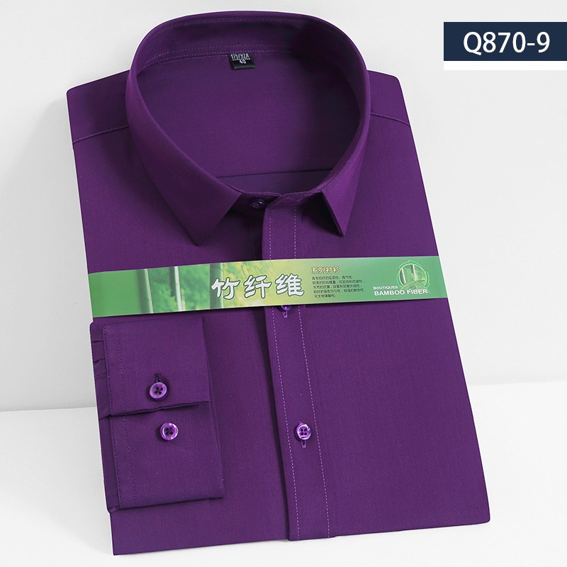 2021男士竹纤维衬衫Q870-9