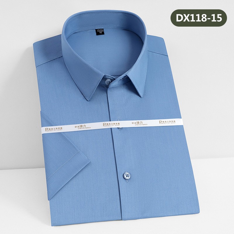 竹纤维短袖衬衫DX118-15