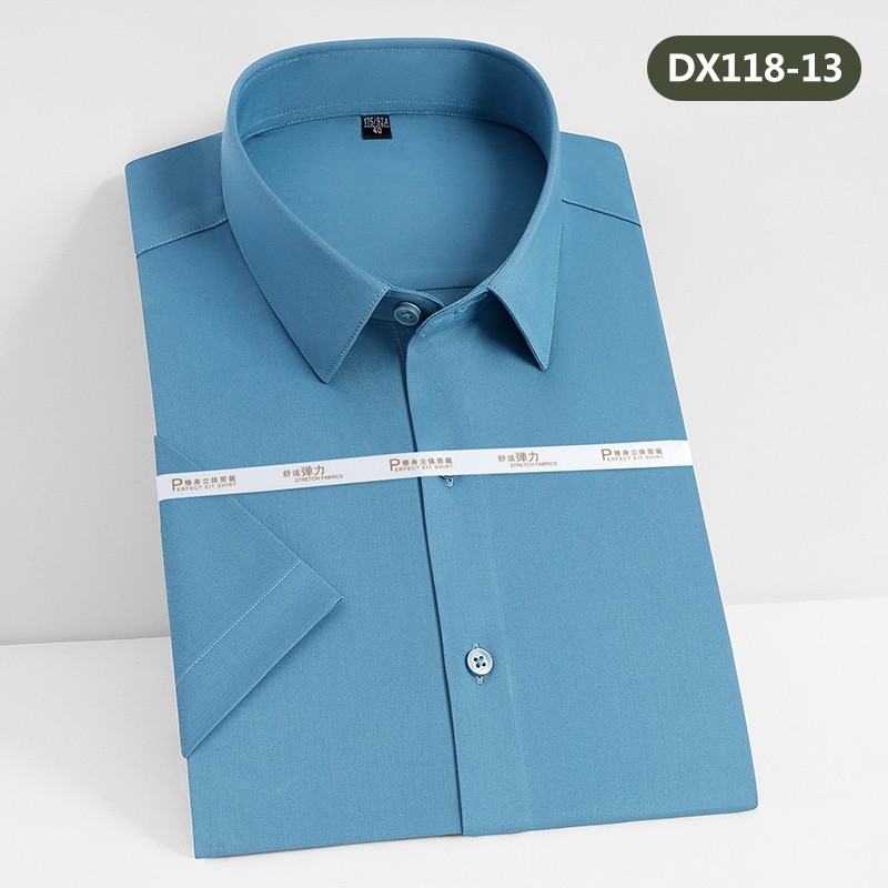 竹纤维短袖衬衫DX118-13
