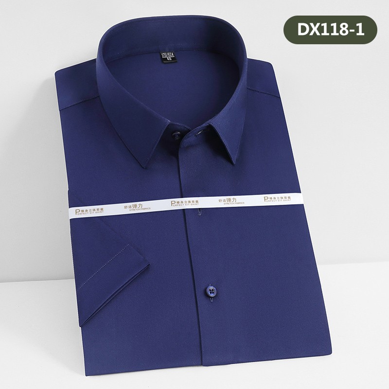 竹纤维短袖衬衫DX118-1