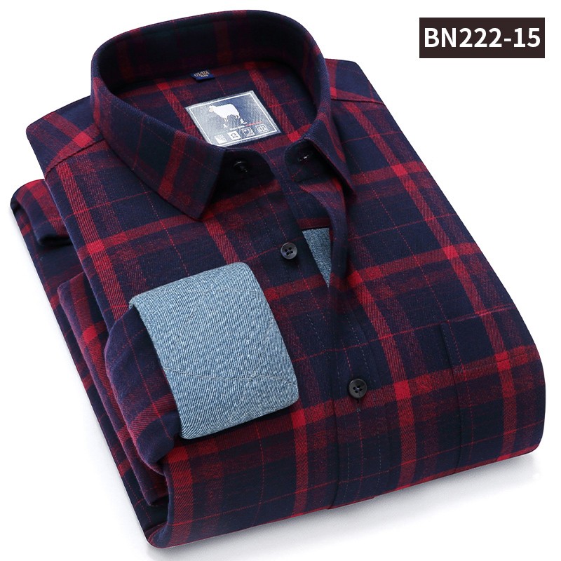 【售完为止】羊毛保暖衬衫BN222-15