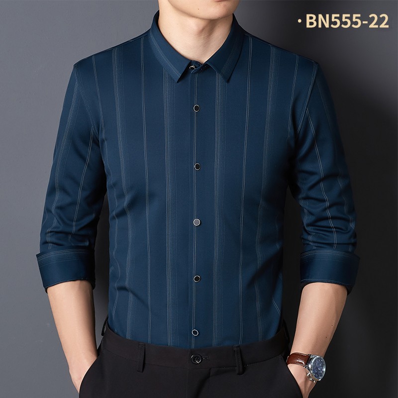 无痕加绒保暖衬衫BN555-22