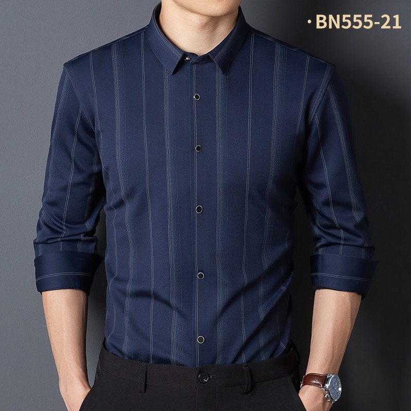 无痕加绒保暖衬衫BN555-21