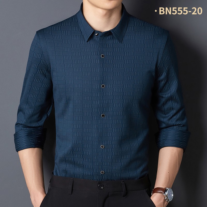 无痕加绒保暖衬衫BN555-20
